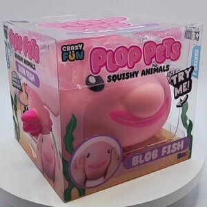 Crazy Fun Viral Squishy Animal- Blob Fish- cute plop pets- RMS Fast Shipping!